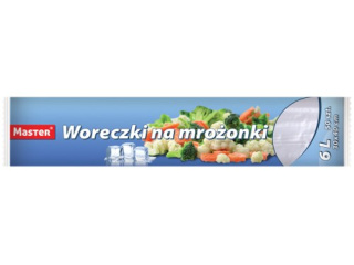 MASTER Woreczki na mrożonki 30*40cm 6l a'50 rolka S-015