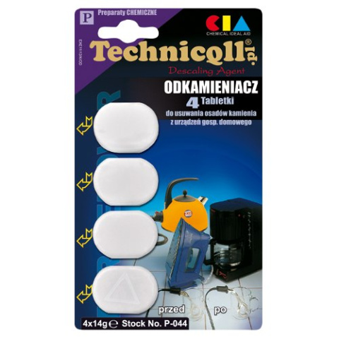 TECHNICQLL Odkamieniacz w tabletkach 4x14g P-044