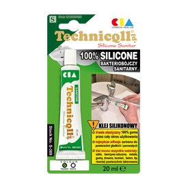 TECHNICQLL Silikon sanitarny biały 20ml S-389