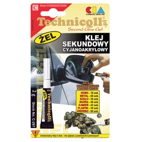 TECHNICQLL Klej sekundowy żel 2g C-297