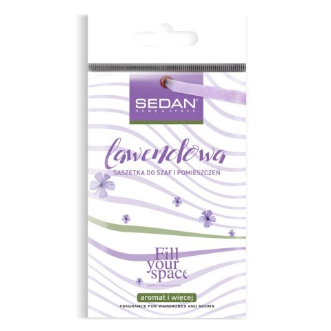SEDAN Zawieszka lawendowa saszetka do szaf i pomieszczeń