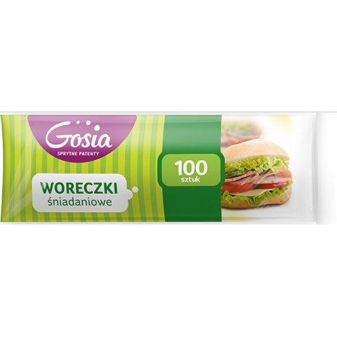 GOSIA Torebki sniadaniowe 100 sztuk GOSIA Torebki sniadaniowe 100 sztuk