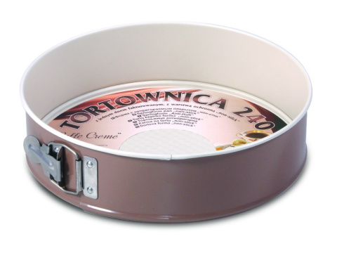 SNB Tortownica Ø 240 mm non-stick dno fakturowane Caffe Creme SNB Tortownica Ø 240 mm non-stick dno fakturowane Caffe Creme