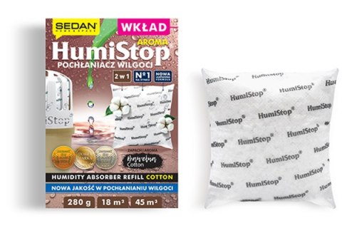 SEDAN Pochłaniacz wilgoci HUMISTOP AROMA wkład bawełna