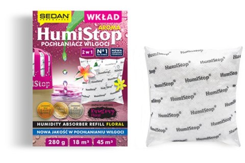 SEDAN Pochłaniacz wilgoci HUMISTOP AROMA wkład kwiatowy