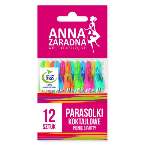 ANNA ZARADNA Parasolki koktajlowe 12 sztuk