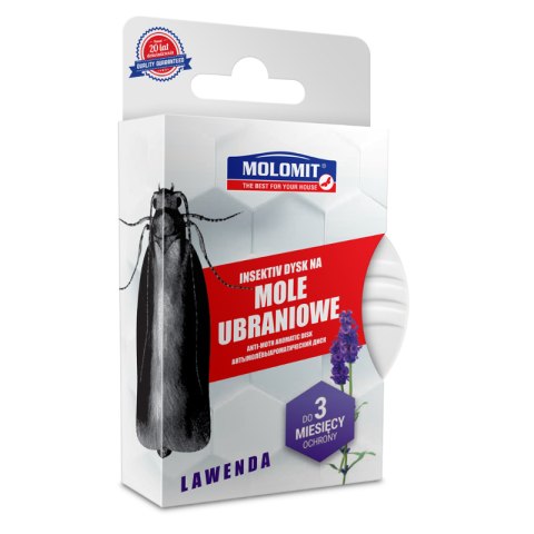 MOLOMIT Antymol lawenda dysk 1 sztuka
