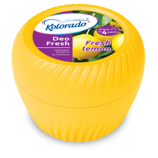 HAL Kolorado Odświeżacz powietrza w żelu Deo Fresh Fresh Lemon / Świeża cytryna