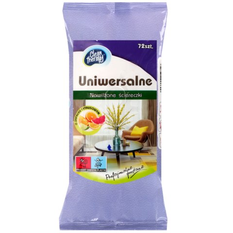 RAVI CLEAN THERAPY Nawilżane ściereczki UNIWERSALNE RAVI CLEAN THERAPY Nawilżane ściereczki UNIWERSALNE
