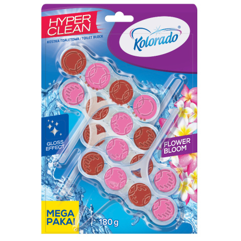 HAL Kolorado Hyper Clean kostka WC Flower Bloom HAL Kolorado Hyper Clean kostka WC Flower Bloom
