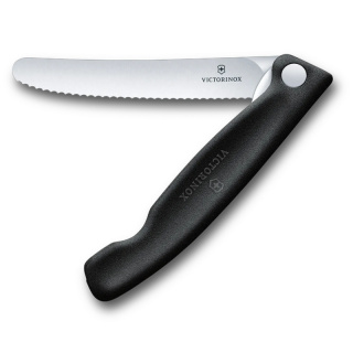 VICTORINOX Nóż piknikowy ząbkowany SWISS CLASSIC 11 cm czarny 6.7833.FB