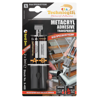 TECHNICQLL Klej metakrylowy 2x3ml X-468