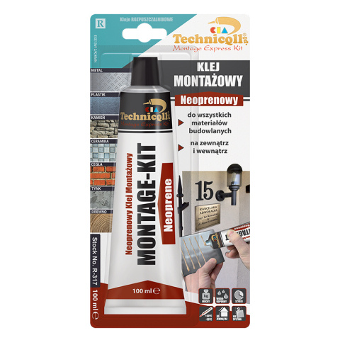 TECHNICQLL Klej montażowy neoprenowy 100 ml R-317
